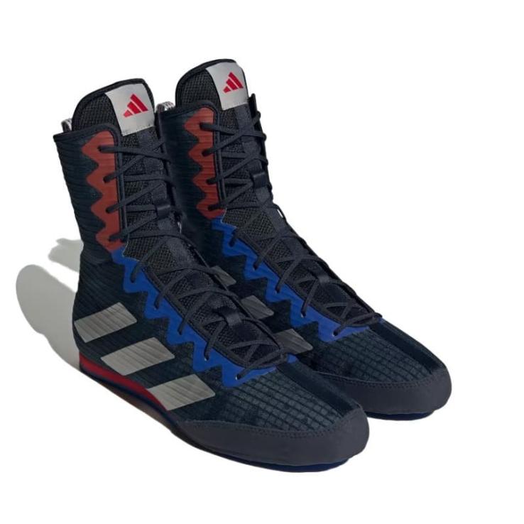 Adidas Box Hog 4 Bokslaarzen blauw/zilver