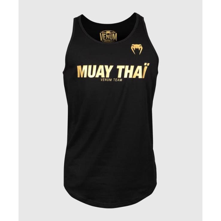 Venum VT Muay Thai tanktop - zwart goud