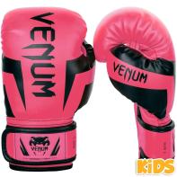 Venum Kids Elite bokshandschoenen fluor roze