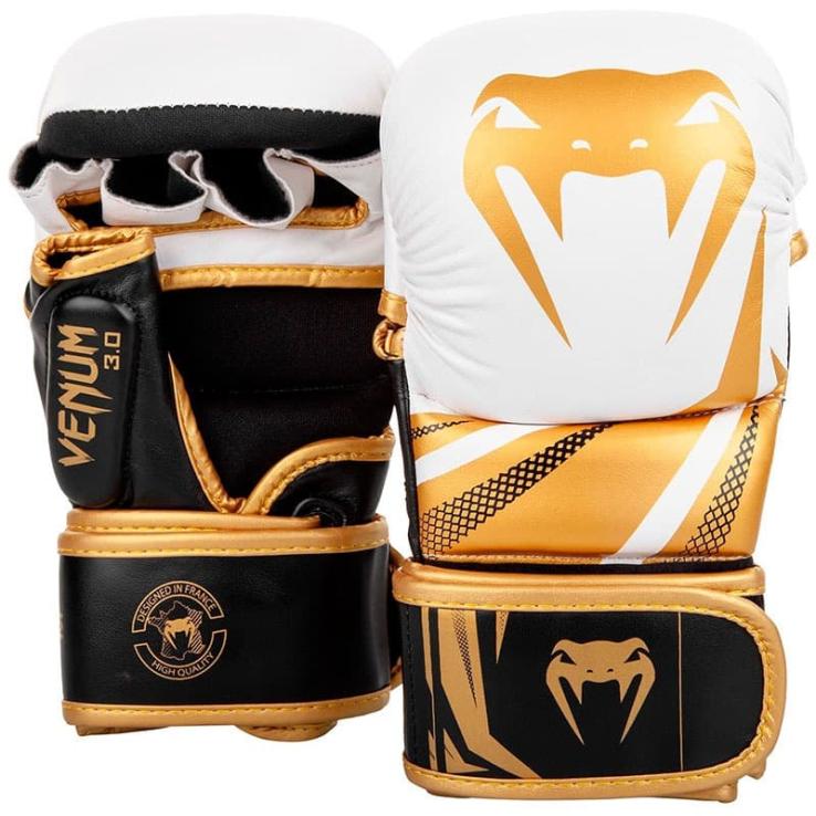 MMA Handschoenen Venum Challenger 3.0 Sparring Wit / goud