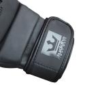 MMA Buddha Sparringhandschoenen mat zwart leer 7oz