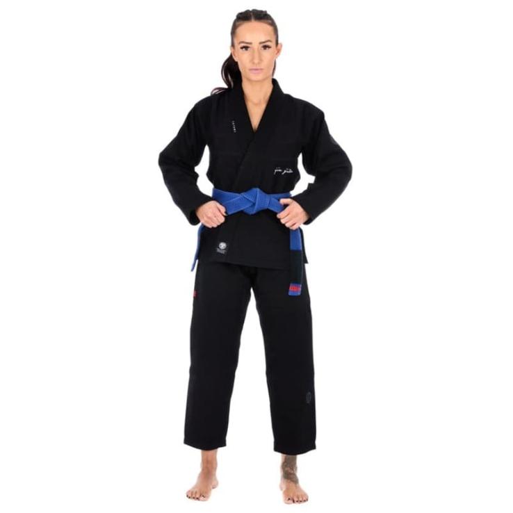 BJJ Tatami Elements Superlite kimono zwart - vrouw