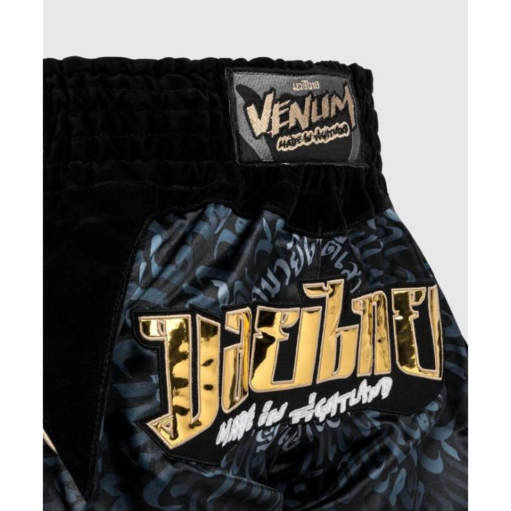 Venum Attack Muay Thai-broek - zwart grijs