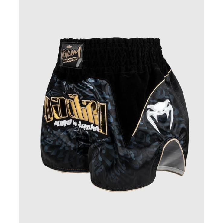 Venum Attack Muay Thai-broek - zwart grijs