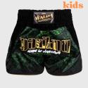 Venum Attack Kids Muay Thai Broek - zwart groen