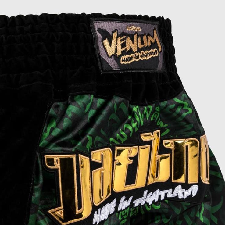 Venum Attack Kids Muay Thai Broek - zwart groen