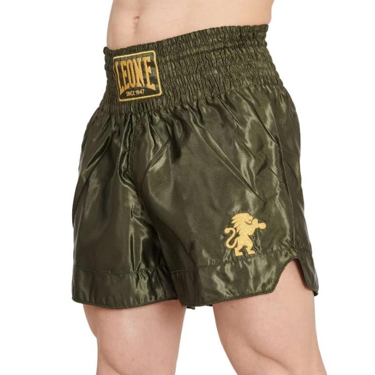 Leone Basic 2 Muay Thai-broek - kaki