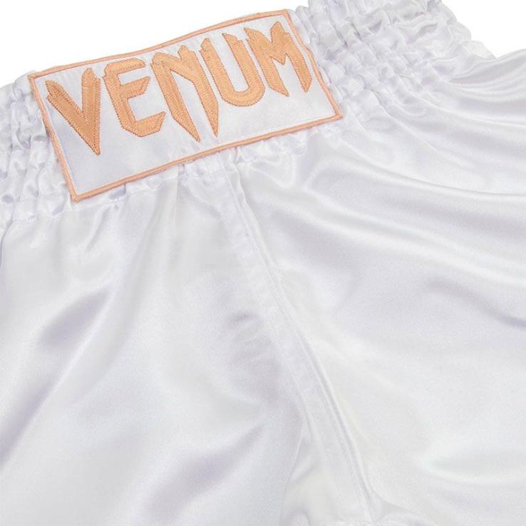 Venum Classic Muay Thai Broek wit/goud Kinderen