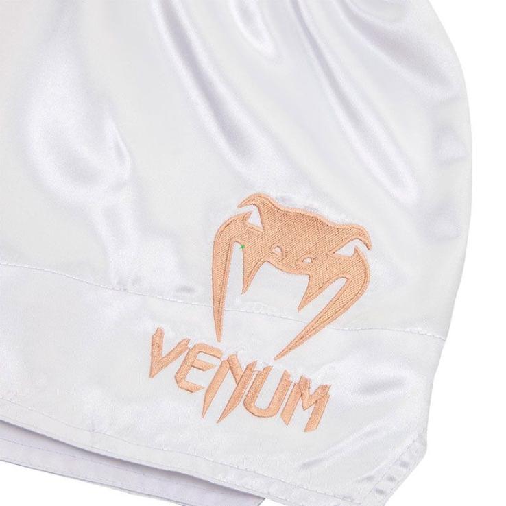 Venum Classic Muay Thai Broek wit/goud Kinderen