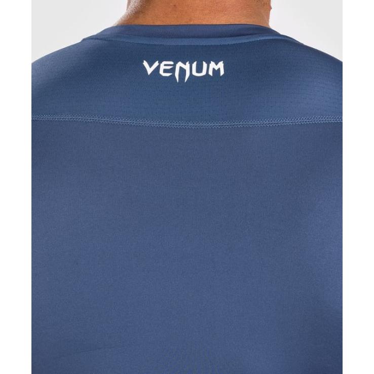 Venum Attack Rashguard met korte mouwen - marineblauw