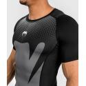 Venum Attack Rashguard met korte mouwen - zwart grijs