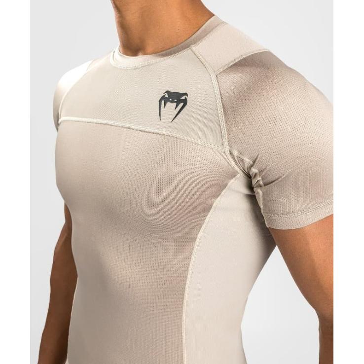 Rashguard met korte mouwen Venum G - Fit Air sand