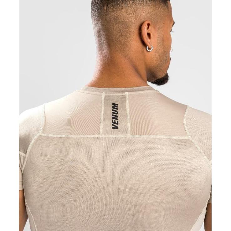 Rashguard met korte mouwen Venum G - Fit Air sand