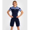 Venum Tempest Rashguard met korte mouwen - marineblauw / blauw