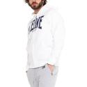 Sweatshirt met rits Leone Big Logo wit