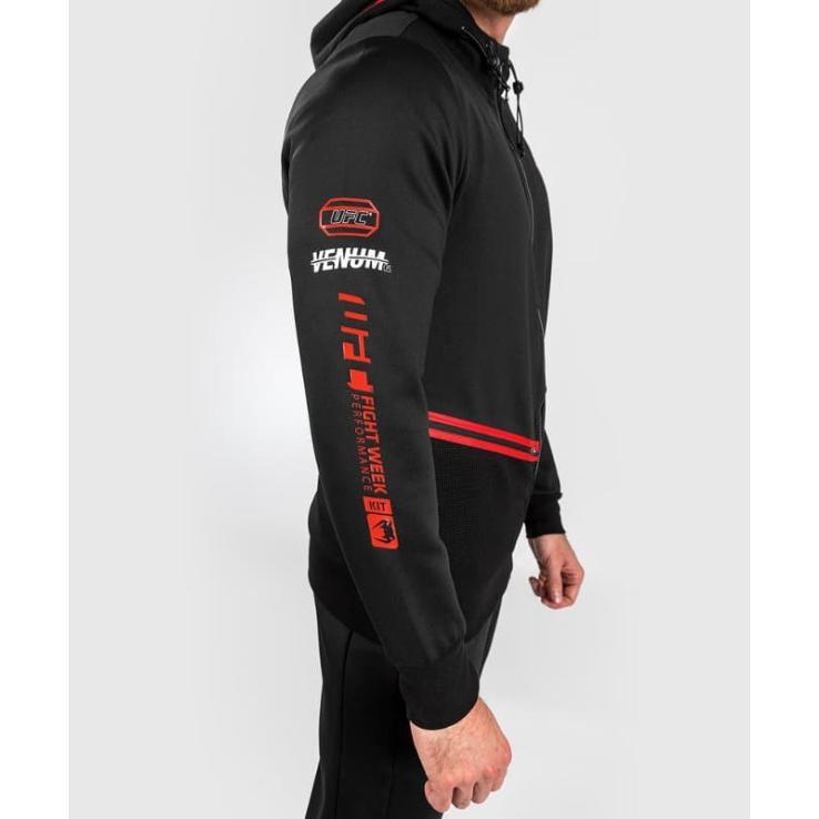 UFC Adrenaline by Venum Fight Week hoodie met rits - zwart