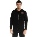 Leone Hoodie met rits Goud Zwart M5047