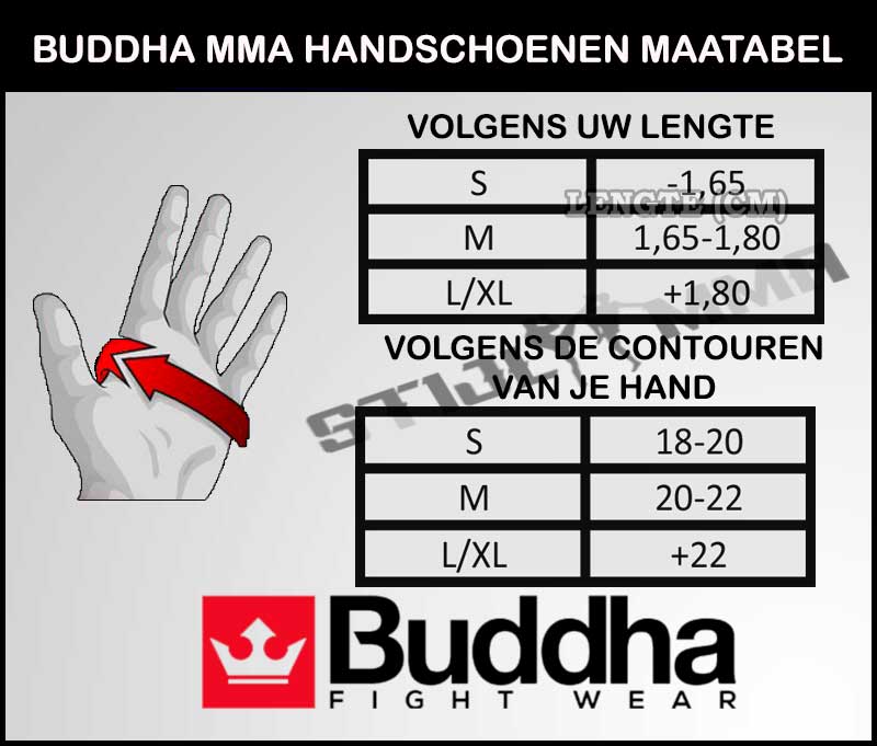 Guantillas MMA Buddha| guantes epic competición| Tienda MMA Talla S